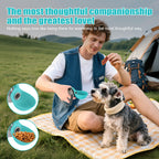 Portable Leak-Proof Dog Water Bottle with Silicone Bowl | Travel Water Dispenser for Dogs