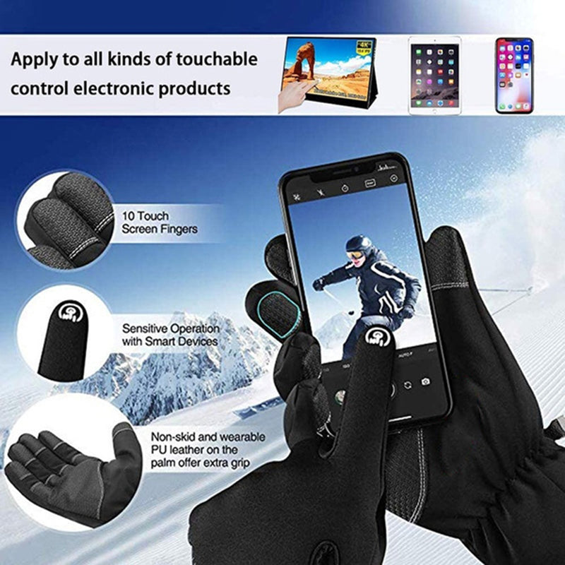 TouchScreen Winter Gloves – Waterproof & Windproof