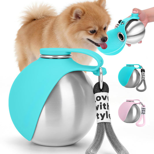 Portable Leak-Proof Dog Water Bottle with Silicone