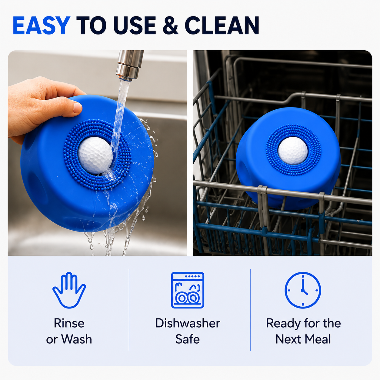 Dog Liquid Lick Bow Dog Slow-Feeding Plate Non-Slip Spherical Pet Licking Bowl