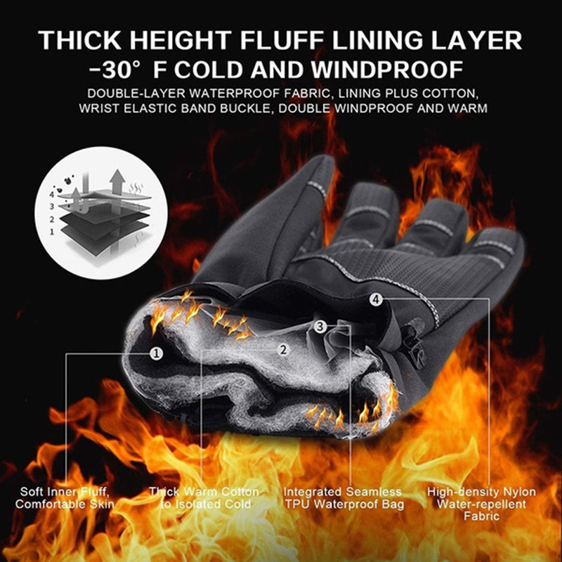 TouchScreen Winter Gloves – Waterproof & Windproof